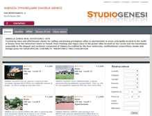 Tablet Screenshot of immobiliaregenesi.it
